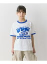 UNITED ARROWS green label relaxing 【別注】<RUSSELL ATHLETIC>プリント リンガーTシャツ 140cm-150...
