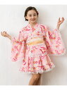 【SALE/49%OFF】Alice Magic ドレス浴衣 3点セット 簡単着付け子供服 キッズ 夏祭り 盆踊り ローブ 着物・浴衣・和装小物 浴衣【RBA_...