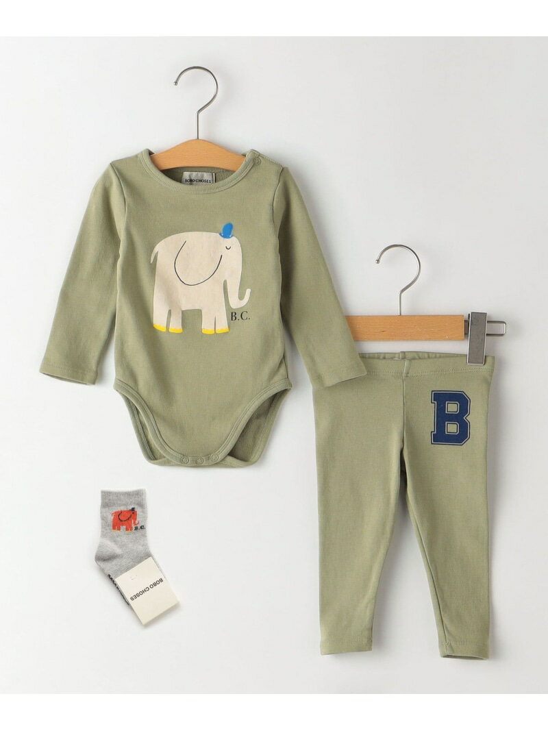 【SALE／30%OFF】SHIPS KIDS BOBO CHOSES:BABY PACK THE ELEPHANT シップス マタニティウェア・ベビー用品 ベビーギフト ブルー【RBA_E..