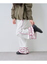 CIAOPANIC TYPY 【WEB限定】【KIDS】裾フリル配色ステッチスウェットパンツ チャオパニックティピー パンツ その他のパンツ ブルー グレー ブラック【先行予約】*