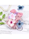 【SALE/20%OFF】panpantutu (K)お花畑とリボンのコサージュ パンパンチュチュ ファッション雑貨 その他のファッション雑貨 ピンク ネイビー...