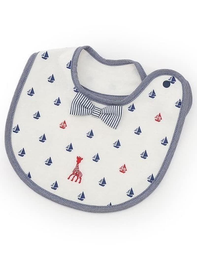 Sophie la girafe ヨットプリントスタイ【日本製】 ナルミヤオンライン マタニティウェア・ベビー用品 ..