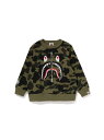 A BATHING APE 1ST CAMO SHARK CREWNECK SWEATSHIRT ア ベイシング エイプ トップス スウェット・トレーナー グリ...