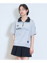 【SALE/50%OFF】Lovetoxic 【LTXC】【接触冷感/ひんやり】ハーフジップセットアップ ナルミヤオンライン トップス アンサンブル ホワイト グレー ネイビー【RBA_E】