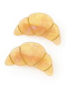 petit main パンヘアクリップ2P ナルミヤオンライン ヘアアクセサリー バレッタ・ヘアクリップ・ヘアピン ベージュ