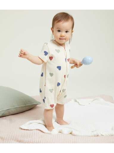 【SALE/10%OFF】PETIT BATEAU プリントショートロンパース プチバトー マタニティウェア・ベビー用品 ロンパース・カバーオール【RBA_E】【送料無料】 【SALE/10%OFF】PETIT BATEAU プリントショートロンパース プチバトー マタニティウェア・ベビー用品 ロンパース・カバーオール【RBA_E】【送料無料】