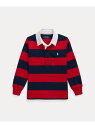 POLO RALPH LAUREN (ボーイズ 2才~7才)アイコニック ラグビー シャツ ラルフローレン トップス カットソー・Tシャツ レッド【送料無料】