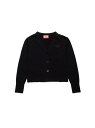 DIESEL キッズ カーディガン KMARTE ディーゼル トップス カーディガン オレンジ ブラック【送料無料】