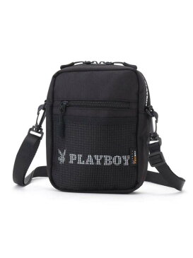 PINK-latte PLAYBOY 縦型ショルダーバッグ ピンク ラテ バッグ ショルダーバッグ ブラック レッド パープル