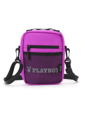 PINK-latte PLAYBOY 縦型ショルダーバッグ ピンク ラテ バッグ ショルダーバッグ ブラック レッド パープル