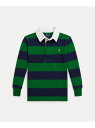 POLO RALPH LAUREN (ボーイズ 2才~7才)ストライプド コットン ジャージー ラグビー シャツ ラルフローレン トップス カットソー・Tシャツ...