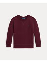 POLO RALPH LAUREN (ボーイズ 2才~7才)フリース クルーネック スウェットシャツ ラルフローレン トップス スウェット・トレーナー レッド【...