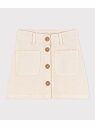 【SALE/30%OFF】PETIT BATEAU カラーデニムスカート プチバトー スカート ロング・マキシスカート ホワイト【RBA_E】【送料無料】