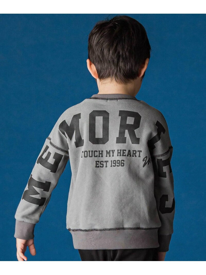 WASK ロゴプリント配色ステッチBIGトレーナー(110~160cm) ベベ オンライン ストア トップス スウェット..