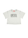 【SALE／40%OFF】DIESEL キッズ Tシャツ ロゴ ディーゼル トップス カットソー・Tシャツ グレー イエロー ピンク【RBA_E】【送料無料】