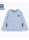 【SALE/50%OFF】KP KPBOY 接結天竺裏ボーダーカーディガン(80~130) ナルミヤオンライン トップス カーディガン ブルー【RBA_E】【送料無料】