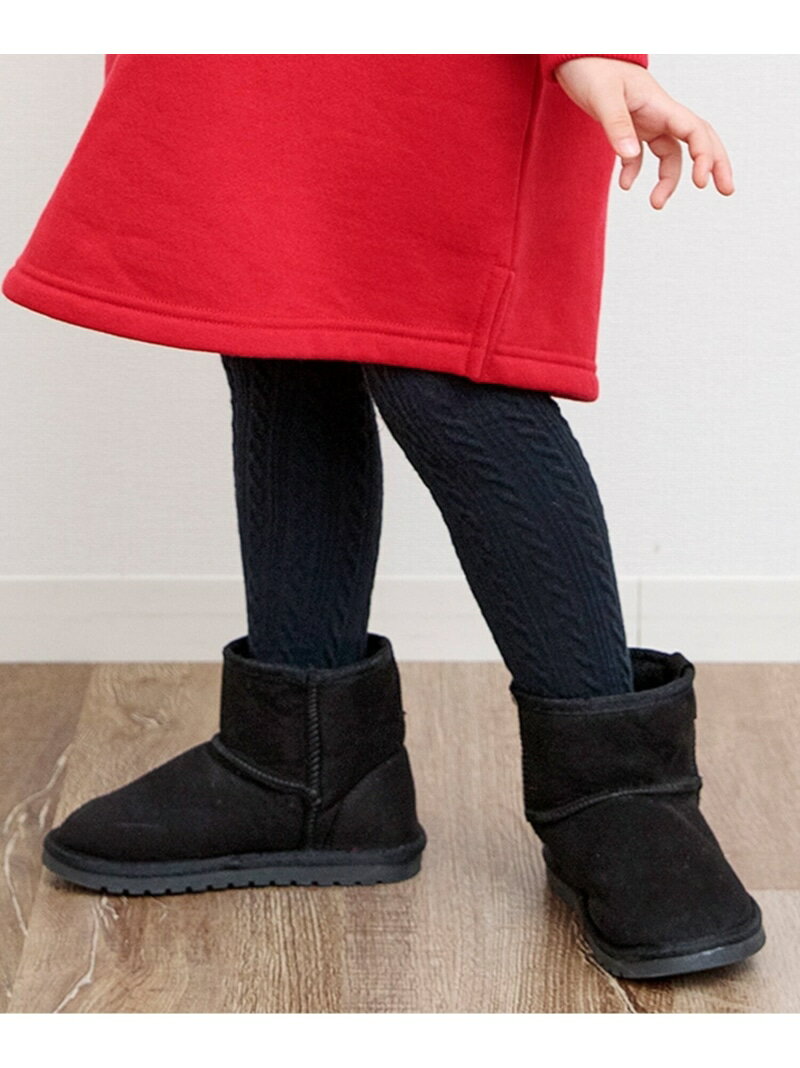 【SALE／30%OFF】BREEZE ケーブル編みタイツ エフオーオンラインストア 靴下・レッグウェア タイツ・ス..