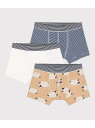 【SALE/20%OFF】PETIT BATEAU トランクス3枚組 プチバトー インナー・ルームウェア ボクサーパンツ・トランクス【RBA_E】【送料無料】