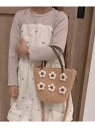 【SALE/55%OFF】lulu noix lulu noix/(K)お花もこもこショルダーバッグ ミニョントレフル ルームヨンマルサンセレクティッド バッグ...