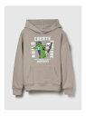 GAP (K)GapKids | マインクラフト リラックスフィット パーカー ギャップ トップス パーカー・フーディー ネイビー グレー【送料無料】