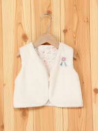 Bijoux&Bee【ビジュー&ビー/BIJOUX&BEE】PROTECTYOUシャギーベストビジュー&ビーカットソー【送料無料】