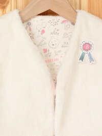 Bijoux&Bee【ビジュー&ビー/BIJOUX&BEE】PROTECTYOUシャギーベストビジュー&ビーカットソー【送料無料】