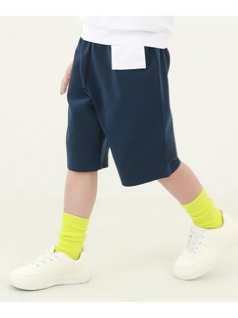 devirock 防汚 ゼッケンがホックで付けられる体操服 ハーフパンツ デビロック パンツ その他のパンツ ネイビー