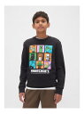 GAP (K)GapKids | マインクラフト グラフィック スウェットシャツ ギャップ トップス スウェット・トレーナー ブラック ベージュ【送料無料】