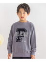 【SALE/30%OFF】BeBe Petits Pois Vert 【店舗限定】ロゴプリント入りトレーナー(95~160cm) ベベ オンライン ストア トッ...