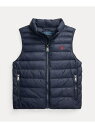 POLO RALPH LAUREN (ボーイズ 2才~7才)P-Layer 2 パッカブル キルテッド ベスト ラルフローレン トップス ベスト・ジレ ネイビー...