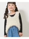 【SALE/20%OFF】CIAOPANIC TYPY 【2025年S/S新作】【KIDS】クロップド丈シャギーニットベスト チャオパニックティピー トップス ...