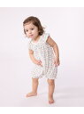 PETIT BATEAU ショートロンパース プチバトー マタニティウェア・ベビー用品 ロンパース・カバーオール【送料無料】(4)