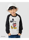 【SALE/43%OFF】Disney <ディズニー>ミッキーマウス/長袖Tシャツ チルツー トップス カットソー・Tシャツ ブラック ホワイト ネイビー【RB...