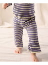 CIAOPANIC TYPY 【BABY】【Qinn】ボーダーリブレギンスパンツ チャオパニックティピー 靴下・レッグウェア その他の靴下・レッグウェア ネイビ...