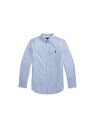 POLO RALPH LAUREN (ボーイズ 8才~20才)ストライプド コットン ポプリン シャツ ラルフローレン トップス シャツ・ブラウス ブルー【送料無料】