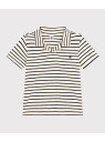 【SALE/10%OFF】PETIT BATEAU 半袖ポロシャツ プチバトー トップス ポロシャツ ホワイト【RBA_E】【送料無料】