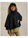 POLO RALPH LAUREN (ガールズ 2才~6才)アーガイル ウール フーデッド ポンチョ ラルフローレン ジャケット・アウター その他のジャケット・...