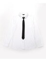 【SALE／10%OFF】COMME CA ISM ネクタイ付き 長袖シャツ(140-160cm) コムサイズム トップス カットソー・Tシャツ ホワイト【RBA_E】