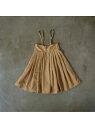 branshes 【Ou? by EDWIN】ファスナー付きジャンパースカート ブランシェス ワンピース・ドレス ジャンパースカート ブラウン ネイビー【送料無...
