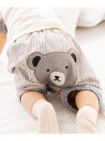fillot de bebe reduction オーガニックストライプクマパンツ(60~90cm) ベベ オンライン ストア パンツ その他のパンツ ベージュ【送料無料】