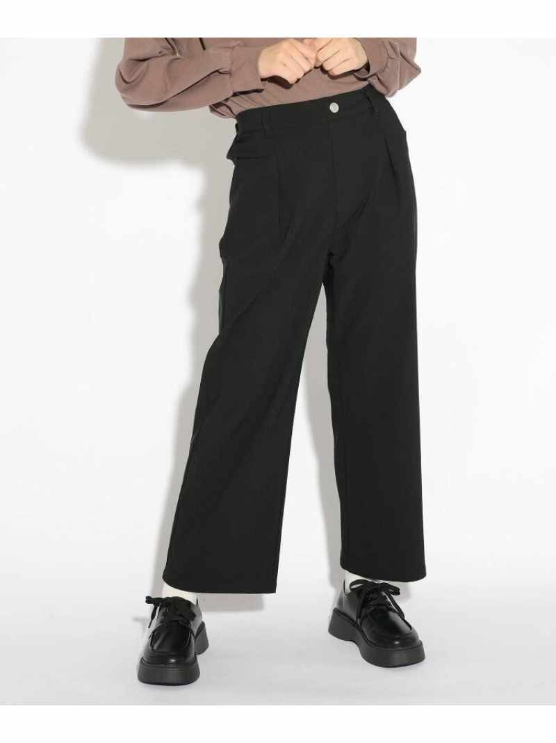 【SALE／45%OFF】PINK-latte 【165cmWEB限定サイズあり/ストレッチ】大人気につき再入荷♪あったかシェフパンツ ピンク ラテ パンツ その他のパンツ ブラック グレー ベージュ ネイビー【RBA_E】のサムネイル