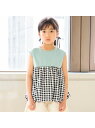 branshes 【WEB限定/DRC】バルーン切替トップス ブランシェス トップス カットソー・Tシャツ パープル ピンク ホワイト グレー ブラック