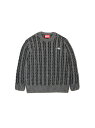 【SALE/40%OFF】DIESEL キッズ ニット ケーブル編み ディーゼル トップス ニット グリーン ブラック【RBA_E】【送料無料】