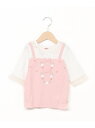 Souris フラワーガーデンTシャツ スーリー トップス カットソー・Tシャツ ピンク【送料無料】(4)