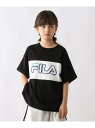 GLOBAL WORK FILAコラボ/切り替えT半袖/キッズ/一部店舗限定/117103 グローバルワーク トップス カットソー・Tシャツ