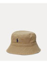 POLO RALPH LAUREN (ベビー)リバーシブル コットン バケット ハット ラルフローレン 帽子 ハット【送料無料】
