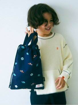 UNITED ARROWS green label relaxing 【別注】<MEI(メイ)>シューズバッグカー柄 バッグ ユナイテッドアローズ グリーンレーベルリラクシング バッグ トートバッグ ネイビー