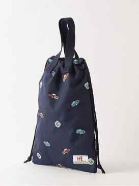 UNITED ARROWS green label relaxing 【別注】<MEI(メイ)>シューズバッグカー柄 バッグ ユナイテッドアローズ グリーンレーベルリラクシング バッグ トートバッグ ネイビー