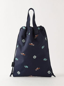 UNITED ARROWS green label relaxing 【別注】<MEI(メイ)>シューズバッグカー柄 バッグ ユナイテッドアローズ グリーンレーベルリラクシング バッグ トートバッグ ネイビー