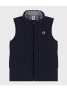 【SALE/30%OFF】PETIT BATEAU チュビックキルティングベスト プチバトー トップス ベスト・ジレ ホワイト ピンク【RBA_E】【送料無料】